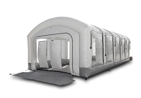 Надувная камера (палатка) ПВХ для покраски и ремонта автомобиля 9,1х4,6 м