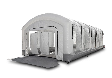 Надувная камера (палатка) ПВХ для покраски и ремонта автомобиля 9,1х4,6 м
