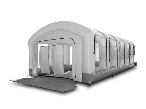 Надувная камера (палатка) ПВХ для покраски и ремонта автомобиля 9,1х4,6 м