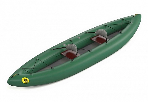 «ЩУКАРЬ-380» - двухместный легкий надувной паккаяк (пакрафт) из ПВХ