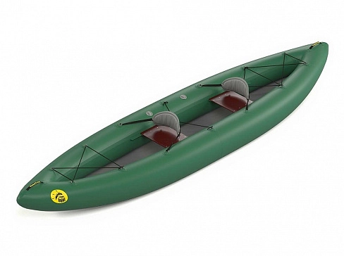 «ЩУКАРЬ-380» - двухместный легкий надувной паккаяк (пакрафт) из ПВХ