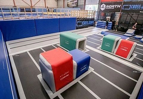 Универсальный безопасный тренажер для паркура