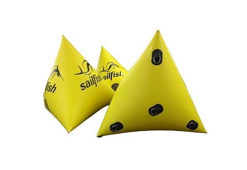 Надувной буй «Тетраэдр» из ПВХ для разметки акватории для соревнований