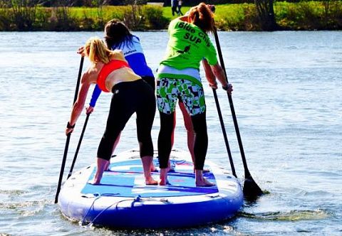 "BIG SUP BOARD T5" - гигантский большой надувной PARTY САП (сапборд) для большой компании, тимбилдинга, корпоративов "BIG SUP BOARD T5" - гигантский большой надувной PARTY САП (сапборд) для большой компании, тимбилдинга, корпоративов