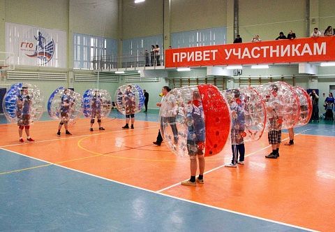 Надувной взрослый шар из ТПУ для футбола "Бампербола, Bumperball" Надувной взрослый шар из ТПУ для футбола "Бампербола, Bumperball"
