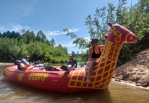 "RAFT ЛАДЬЯ" - эксклюзивная надувная лодка-рафт из ПВХ размером 16F, 18F, 20F для сплава с надувным дном "RAFT ЛАДЬЯ" - эксклюзивная надувная лодка-рафт из ПВХ размером 16F, 18F, 20F для сплава с надувным дном