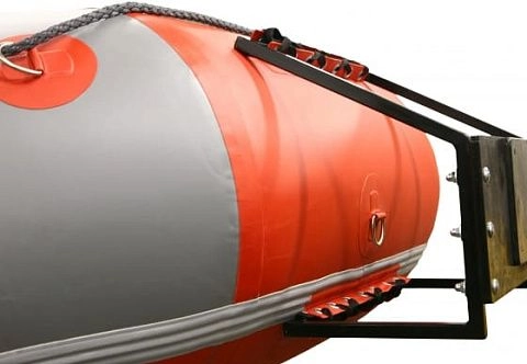 Съёмный металлический транец под навесной мотор для Моторафта, Рафта,Катамарана