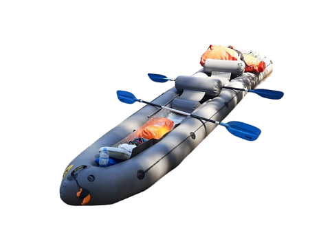 "КАТАБАЙД EZ-3" - надувной облегченный мотокаяк, байдарка ПВХ с транцем под мотор