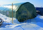 Фотография Пневмокаркасная палатка –  ремонтный бокс для техники из ПВХ ТаймТриал