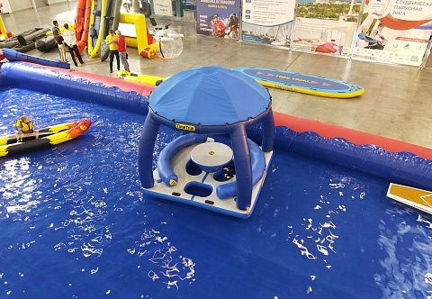 Надувная беседка для отдыха на воде