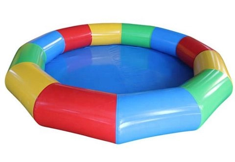 Надувной круглый бассейн с бортом из прочного ПВХ для дачи, детей, взрослых