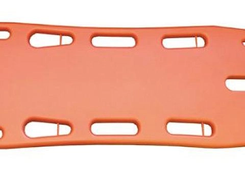 Щит спинальный с устройством для фиксации головы