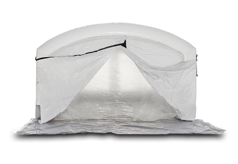 Надувная камера (палатка) ПВХ для покраски и ремонта автомобиля 5,2х4,9 м