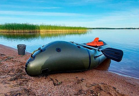 &quot;ФИШПАКРАФТ ТАНК ЛАЙТ&quot; - одноместный надувной рыболовный пакрафт из ТПУ для рыбалки