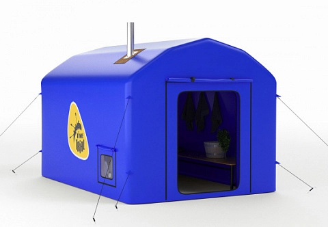 Надувная пневмокаркасная мобильная баня от 2 до 100 чел