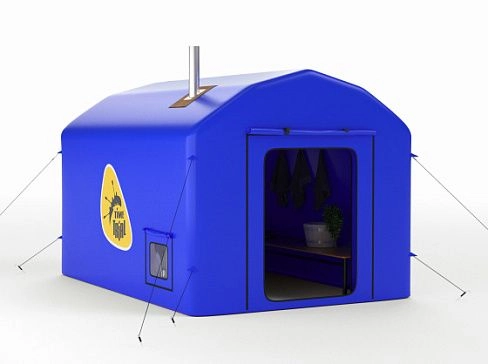 Надувная пневмокаркасная мобильная баня от 2 до 100 чел