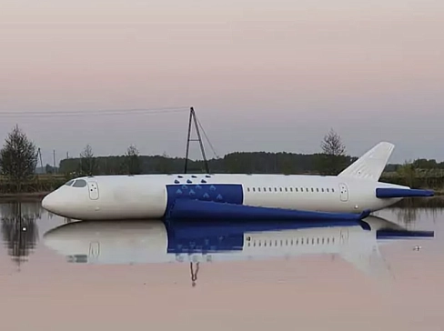 "САМОЛЕТ" - надувной водный аттракцион для воды, детей, бизнеса, для озера, в аквапарк, море