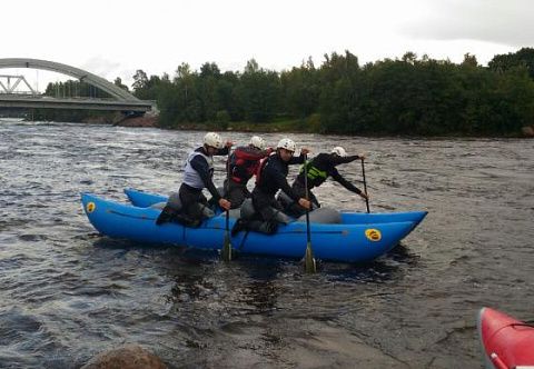 "КАТАРАФТ" - надувной сплавной катамаран с надувной рамой для сплава "КАТАРАФТ" - надувной сплавной катамаран с надувной рамой для сплава
