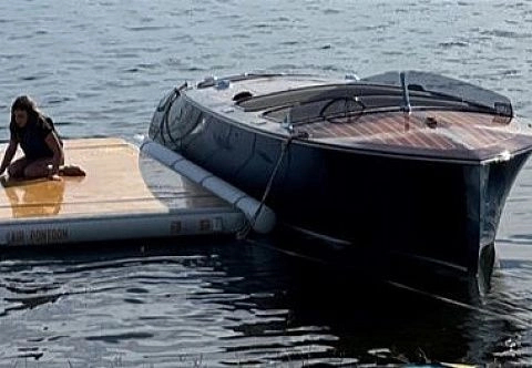 Надувная платформа для катера