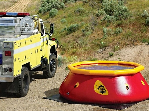 Емкость мягкая пожарная РДВ «Открытая» (резервуар для воды, бассейн) для тушения пожаров