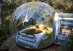 Фотография Уникальная прозрачная палатка-шар сфера Bubble Tree из ТПУ 0,7 мм ТаймТриал