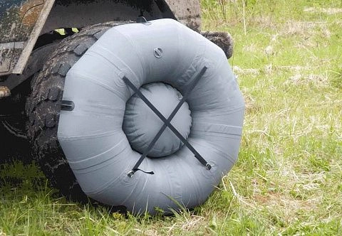 Надувные поплавки на колеса автомобиля, внедорожника