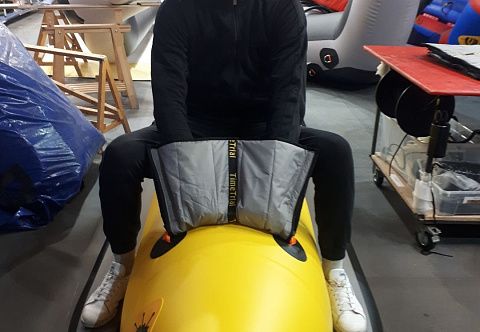 Защитная тёплая съемная накладка (рукавицы) для рук на зимний банан