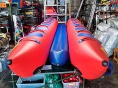 Фотография "ДУБЛЬ-БАНАН" - буксируемый надувной зимний, водный аттракцион для катания за катером, гидроциклом из ПВХ (PVC) ТаймТриал