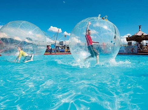 «АКВАЗОРБ» - аттракцион водный шар прозрачный надувной из прочной ТПУ 0.7 мм