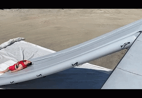 Трап надувной спасательный ТНС