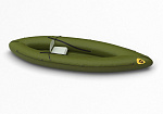 Фотография "ВАРВАР ЛАЙТ-310" - одноместный надувной каяк (байдарка) из ТПУ с надувным дном с самоотливом из ТПУ 210D ТаймТриал