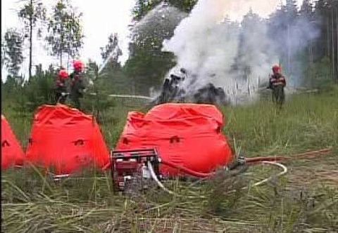 Емкость мягкая пожарная РДВ «Конусообразная». Бурдюк для воды