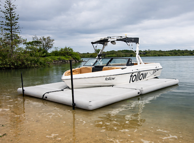 Надувные швартовые понтоны-причалы для любых катеров, лодок и яхт