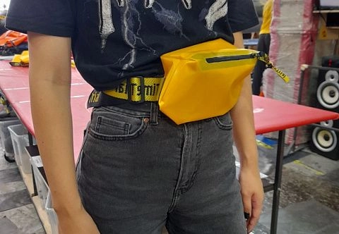 Сумка брызгозащитная поясная Лайт-ТТ из ТПУ для документов, телефона для защиты во время сплава, рафтинга, водного похода