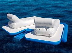 Фотография Надувная платформа для отдыха на воде "Остров для двоих" из AIRDECK (DWF) ТаймТриал