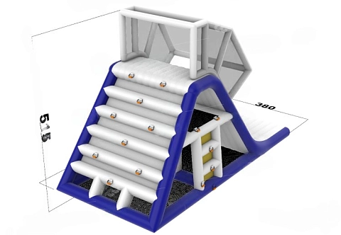 Надувная водная горка 