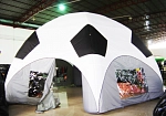 Фотография Надувная палатка, шатер "Футбольный мяч" из ПВХ (PVC) ТаймТриал