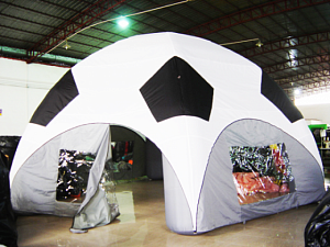 Надувная палатка, шатер "Футбольный мяч"