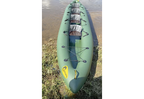 «ЩУКАРЬ-540» - четырехместный легкий надувной паккаяк (пакрафт) из ПВХ