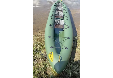«ЩУКАРЬ-540» - четырехместный легкий надувной паккаяк (пакрафт) из ПВХ
