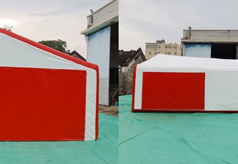 Надувная пневмокаркасная медицинская палатка, госпиталь для размещения пациентов