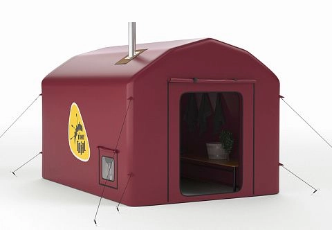 Надувная пневмокаркасная мобильная баня от 2 до 100 чел