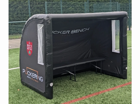 Надувное герметичное мобильное защитное укрытие (шатер, палатка) для игроков, футболистов от дождя и снега