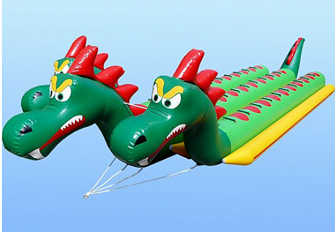 &quot;ДРАКОН-ДАБЛ&quot; - буксируемый аттракцион надувной двойной, тройной дубль-банан. Водный, зимний