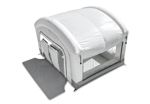 Надувная камера (палатка) ПВХ для покраски и ремонта автомобиля 3,6х4,5 м