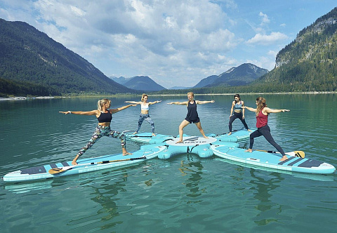 "САПДОК" - надувная стыковочная платформа (станция, причал, пирс, док) для SUP (доска для гребли стоя веслом)