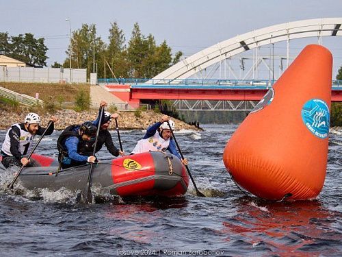 Всероссийские соревнования по рафтингу в Лосево