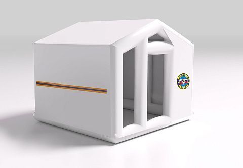 Надувная палатка МЧС — пневмокаркасный мобильный модуль Надувная палатка МЧС — пневмокаркасный мобильный модуль