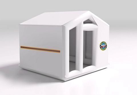 Надувная палатка МЧС — пневмокаркасный мобильный модуль