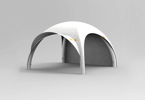 Надувной шатер для мероприятий классический с герметичным каркасом из ТПУ